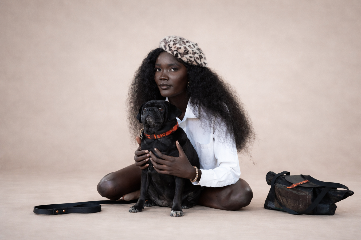 Ember — Leather Collar