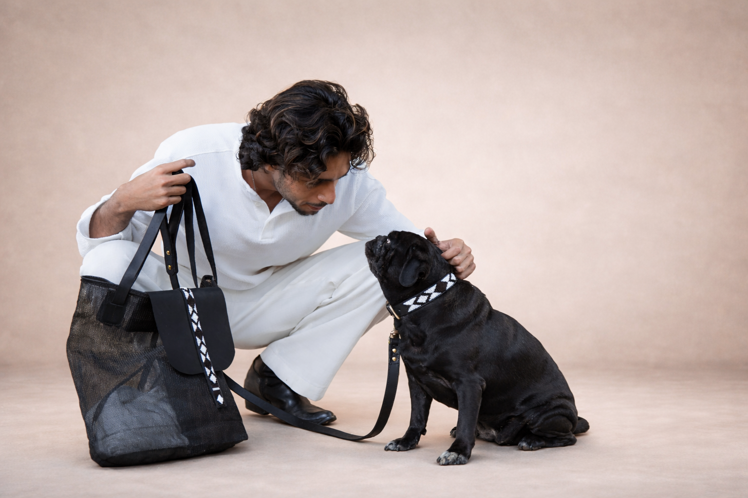 Onyx — Leather Collar