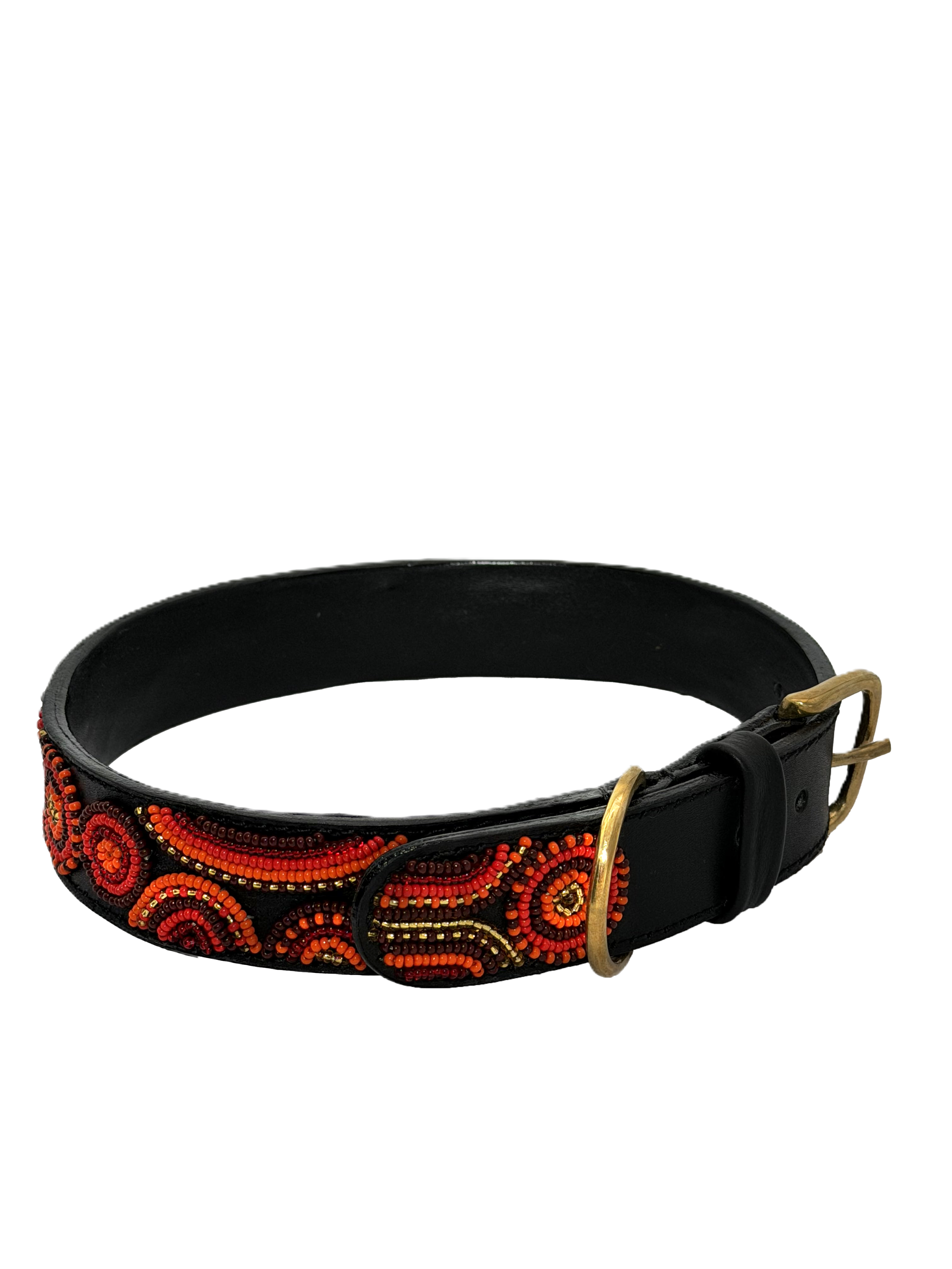 Terracotta — Leather Collar